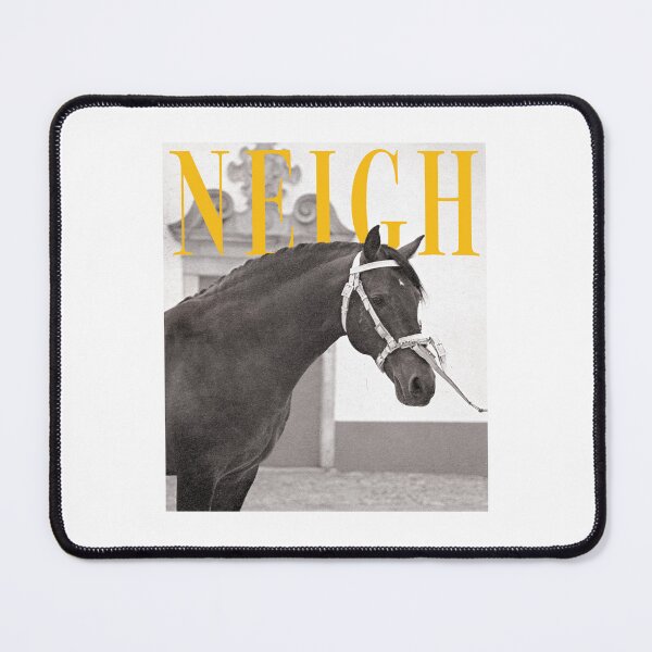 Item preview, 'Neigh' Minimalist Horse Collage Art designed and sold by GoodGoodCompany.