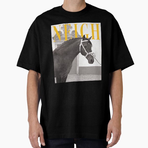 Item preview, Collage artistique minimaliste de chevaux « Neigh » designed and sold by GoodGoodCompany.