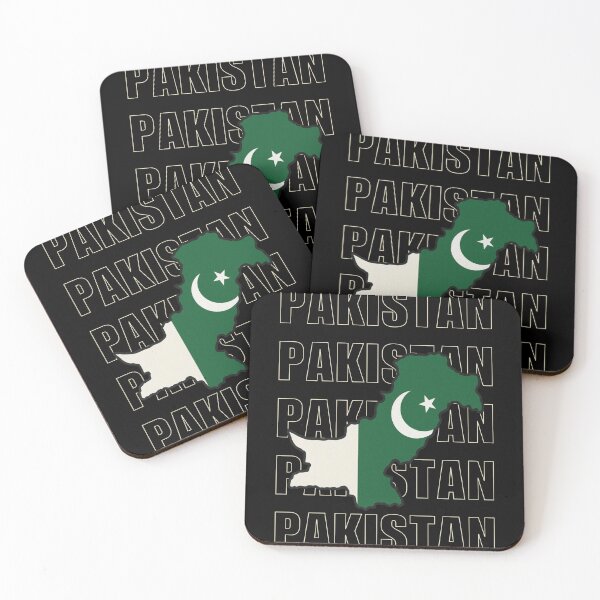 Item preview, Pakistan flag map designed and sold by Blazed Vibes.