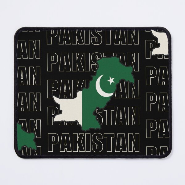 Item preview, Pakistan flag map designed and sold by Blazed Vibes.