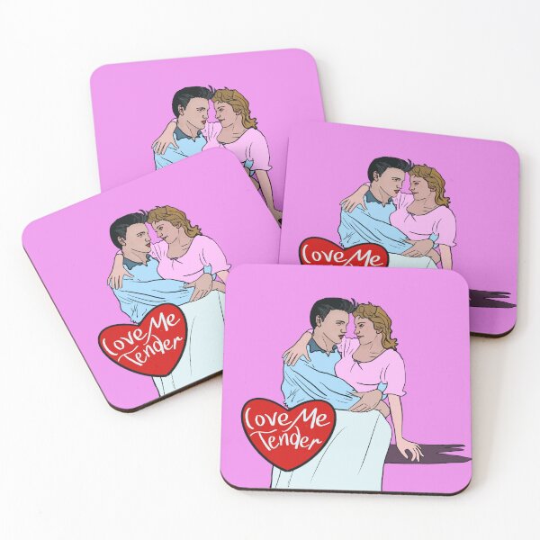 Item preview, Love Me Tender ELVIS Music PINK Background designed and sold by MonicaArtist.