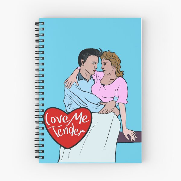 Item preview, Love Me Tender ELVIS Music AQUA BLUE Background designed and sold by MonicaArtist.