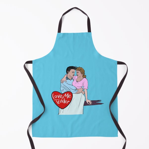 Item preview, Love Me Tender ELVIS Music AQUA BLUE Background designed and sold by MonicaArtist.