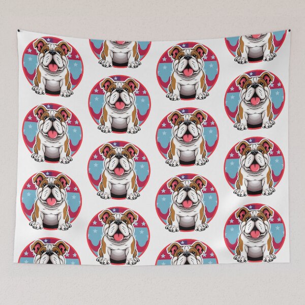 Item preview, Fourth of July Bulldog designed and sold by Wags & Tails.