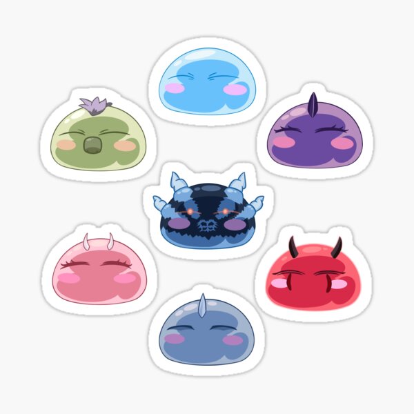 Item preview, Tensei slime family designed and sold by The Animéniacal Panda.