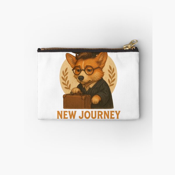 Item preview, New Journey Corgi – Graduation Gift for Class of 2025 designed and sold by 奇0904.