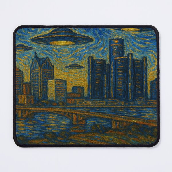 Item preview, Motor City Starry Night designed and sold by Abducted Treasures.
