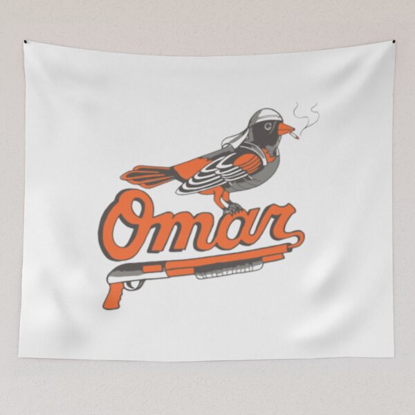 Item preview, Omar The Wire Baltimore Oriole designed and sold by Dario Andres Pedrozo.