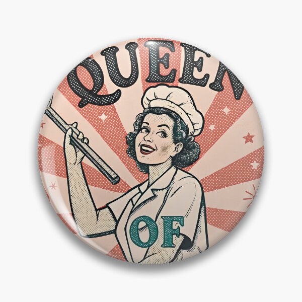 Artikelvorschau, Queen of the Cafeteria – Retro Lunch Lady Design entworfen und verkauft von Nawastyle.