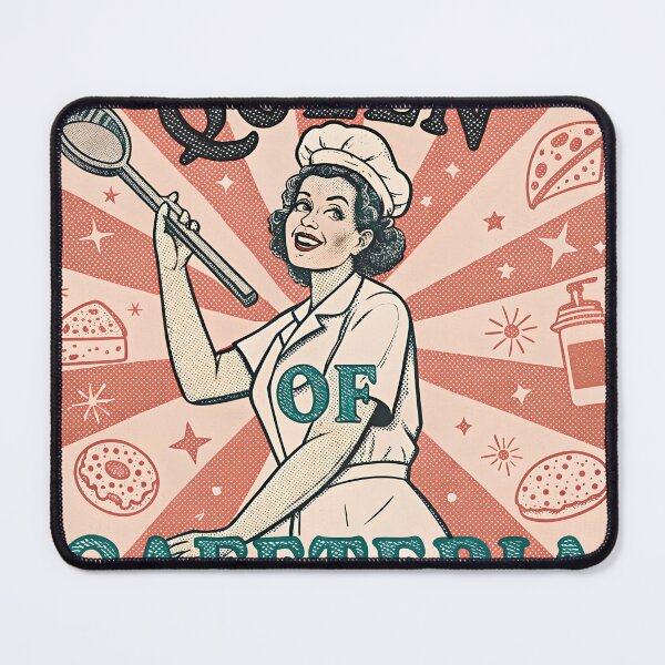 Item preview, Queen of the Cafeteria – Retro Lunch Lady Design designed and sold by Nawastyle.