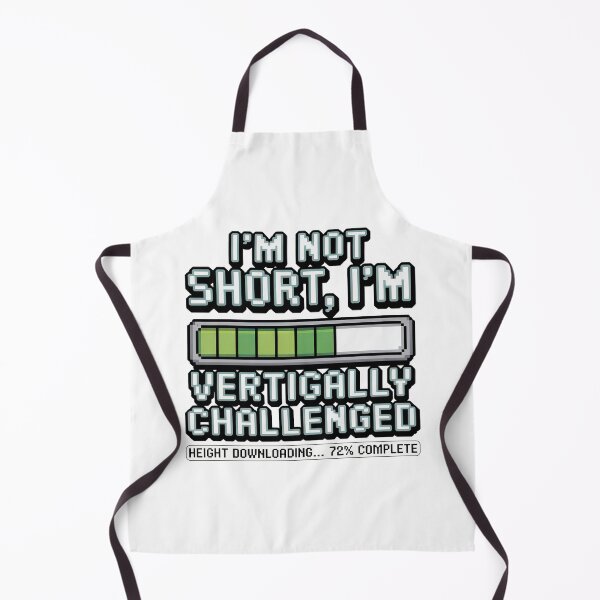 Item preview, Quirky Slogan, im not short im vertically challenged designed and sold by graphic-genie.