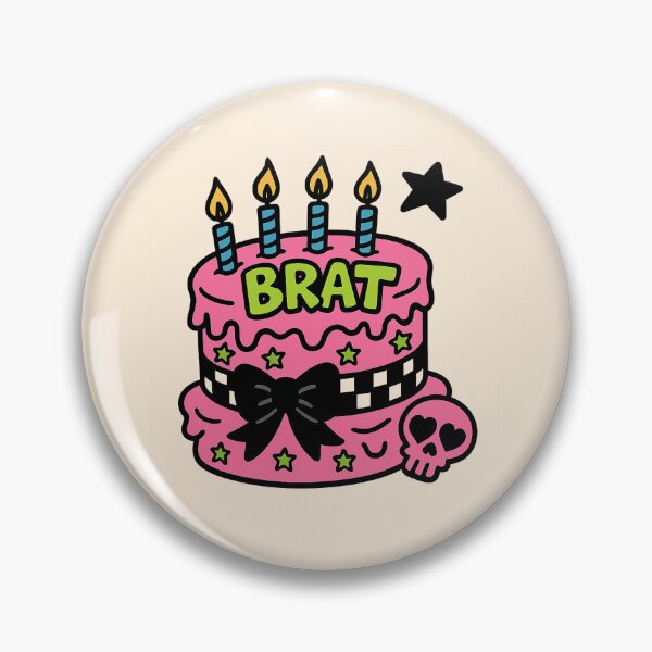 Item preview, Brat Birthday Cake designed and sold by YChangShop.