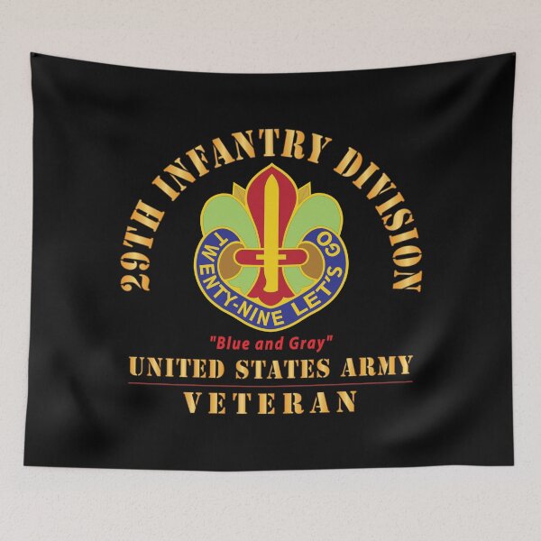 Item preview, Army - DUI - 29th Infantry Division - Blue and Gray - US Army Veteran X 300 designed and sold by Military Insignia Products.