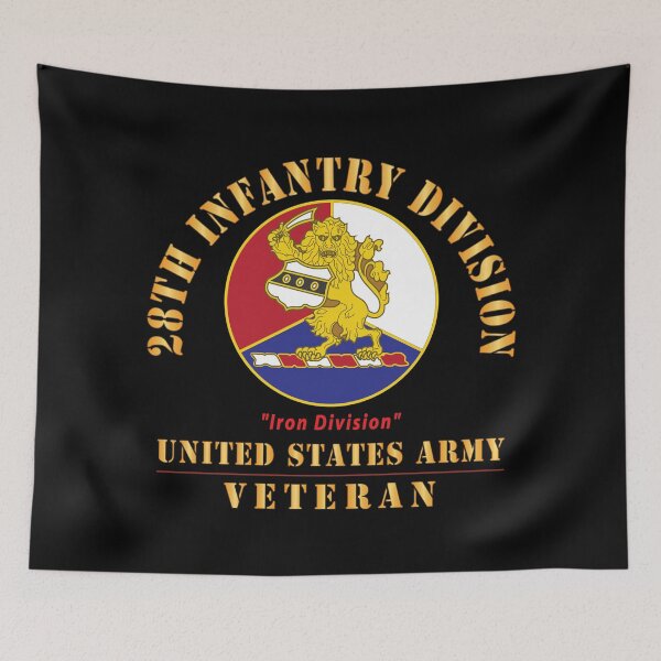 Item preview, Army - DUI - 28th Infantry Division - Iron Division - US Army Veteran X 300 designed and sold by Military Insignia Products.