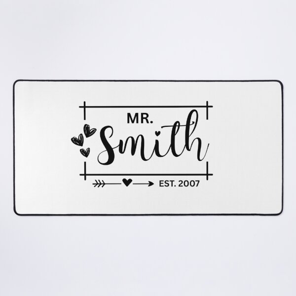 Item preview, Mr. Smith Estimated 2007 - 18th Wedding Anniversary Gift for Him Hubby Men designed and sold by Mozaic Clothes.