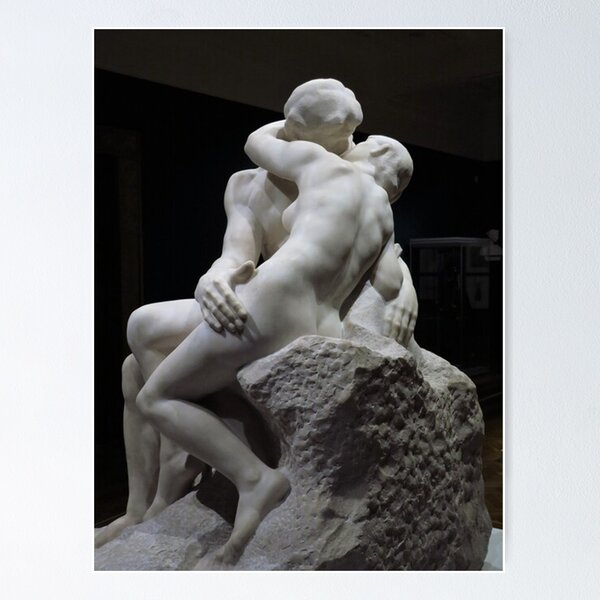 Item preview, Affiche Rodin - Le Baiser designed and sold by hazelDecker.