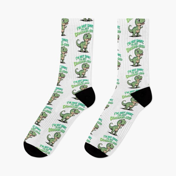 Item preview, Quirky Slogan, im not short im Dinosaur sized designed and sold by graphic-genie.