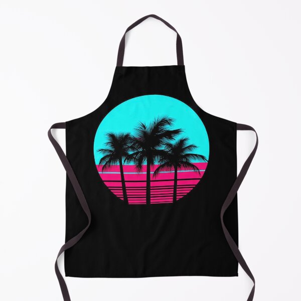 Item preview, Retro Neon Palm Sunset Aesthetic Vaporwave Design designed and sold by Retrocranio.