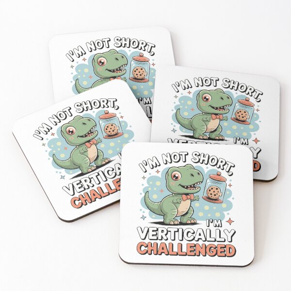 Item preview, Quirky Slogan, im not short im im vertically challenged designed and sold by graphic-genie.