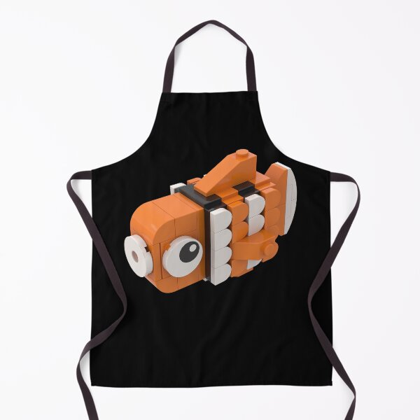 Item preview, Nemo fish made of bricks designed and sold by Brickification.