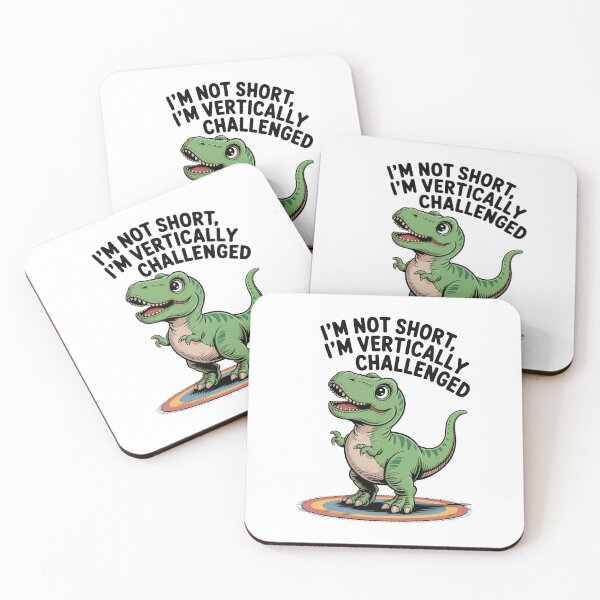 Item preview, Quirky Slogan, im not short im im vertically challenged designed and sold by graphic-genie.