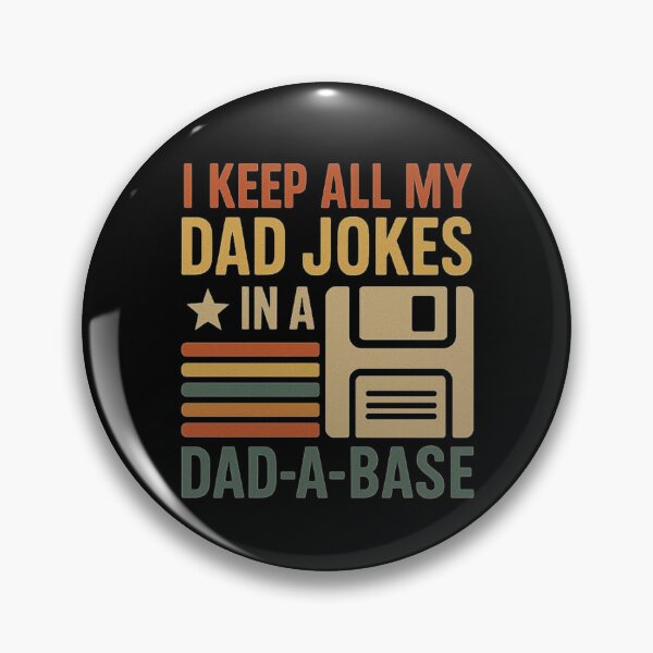 Item preview, Funny dad jokes in dad-a-base vintage for father's day Mens designed and sold by love3617.