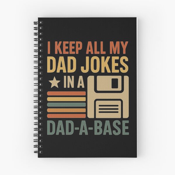 Item preview, Funny dad jokes in dad-a-base vintage for father's day Mens designed and sold by love3617.