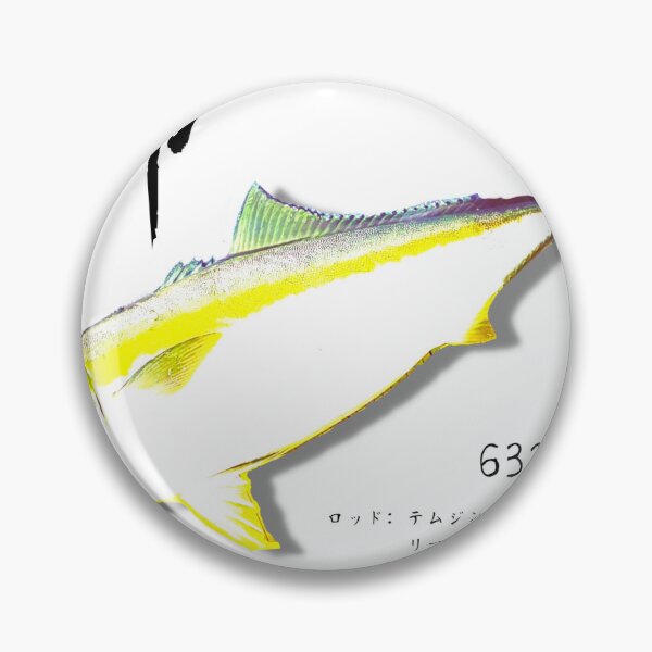Item preview, Japanese Yellowtail (Buri) – Modern Gyotaku Fish Art designed and sold by taichi69nz.