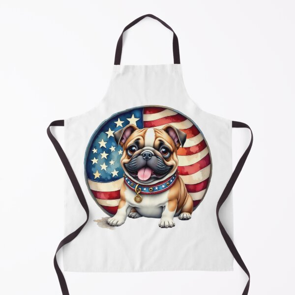 Item preview, Fourth of July Bulldog Patriotic Pet designed and sold by Wags & Tails.