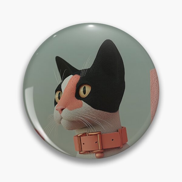Item preview, Arte minimalista de gato calicó con diseño pastel moderno designed and sold by Retrocranio.