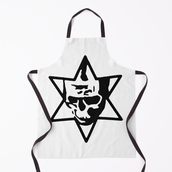 Item preview, Skull in a star designed and sold by tesh4skulls.