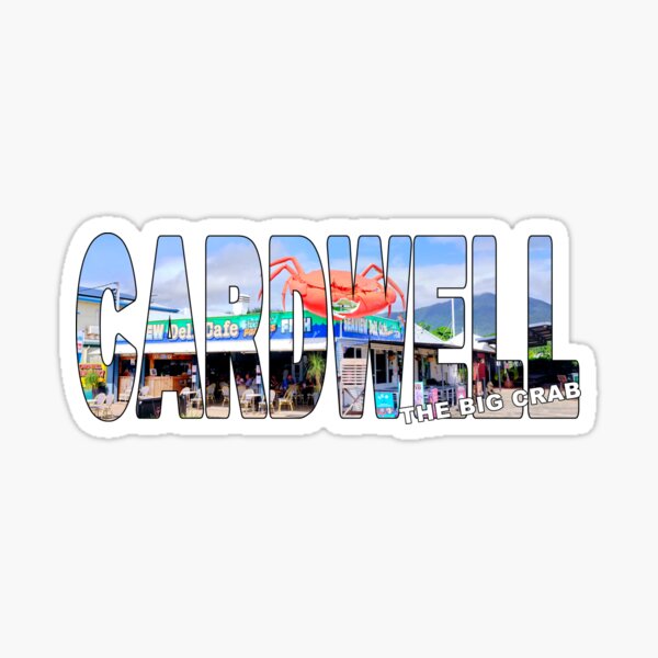 Item preview, CARDWELL The Big Crab - North QLD Cassowary Coast designed and sold by Adam Gormley.