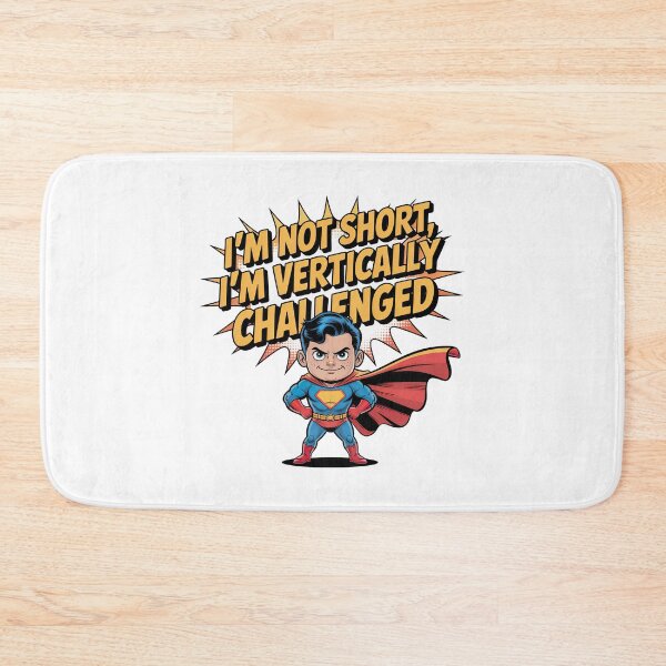Item preview, Quirky Slogan, im not short im vertically challenged designed and sold by graphic-genie.