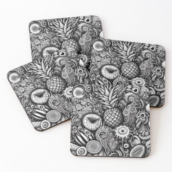 Item preview, Fruitarian Nightmare – Sticker of Inked Madness Aestetic, Trendy,Reloaded, Viral Drop 2025 designed and sold by Imaginarium of Chaos falcon88 .