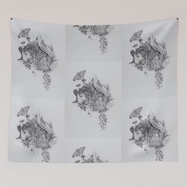 Item preview, Capricorn New Moon designed and sold by ChelKingArtist.