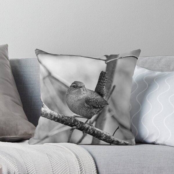 Item preview, Wrening. Eurasian wren bw designed and sold by Jouko Lehto Photography.