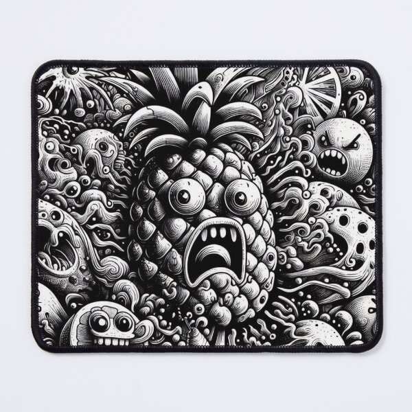 Item preview, Pineapple Overload – Tropical Psy Doodle Sticker Aestetic, Trendy,Reloaded, Viral Drop 2025 designed and sold by Imaginarium of Chaos falcon88 .
