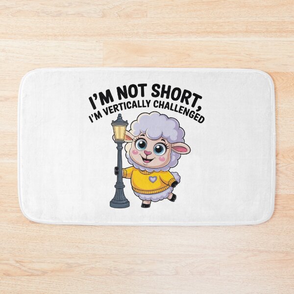 Item preview, Quirky Slogan, im not short im vertically challenged designed and sold by graphic-genie.