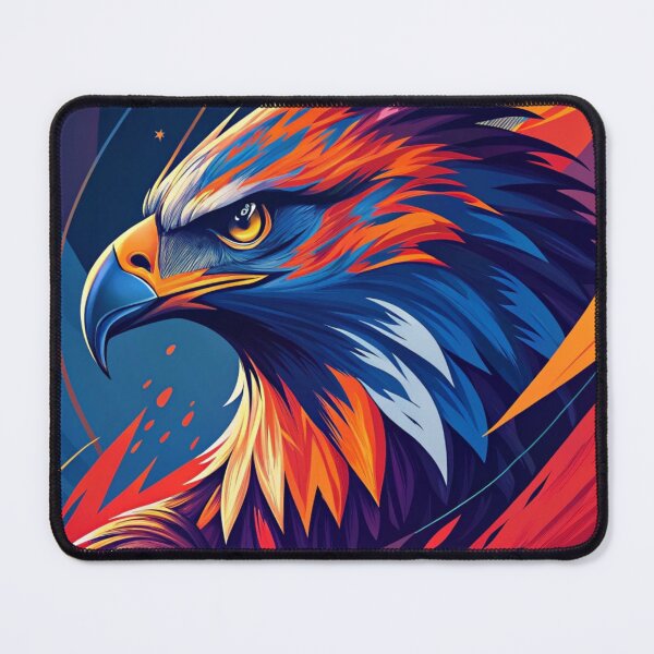 Item preview, Fierce Eagle – Mad Art Style Illustration designed and sold by ArtiQreate.