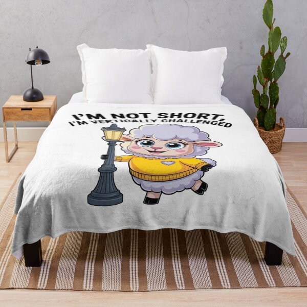 Item preview, Quirky Slogan, im not short im vertically challenged designed and sold by graphic-genie.