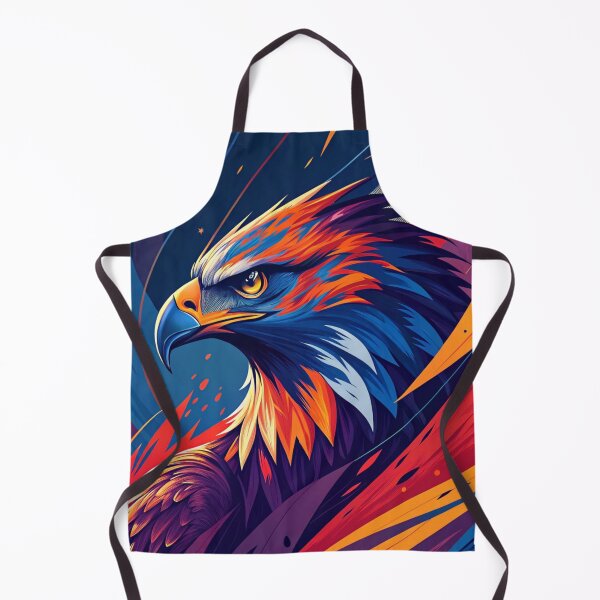Item preview, Fierce Eagle – Mad Art Style Illustration designed and sold by ArtiQreate.