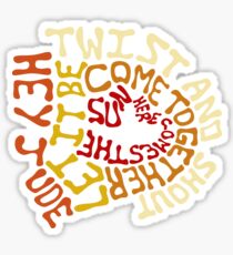 Beatles - Songs Sticker