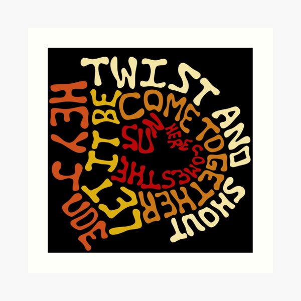 Beatles - Songs Art Print