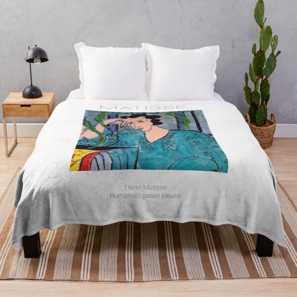 Item preview, Henri Matisse Romanian green blouse exhibition poster designed and sold by paulrommer.