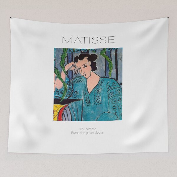 Item preview, Henri Matisse Romanian green blouse exhibition poster designed and sold by paulrommer.