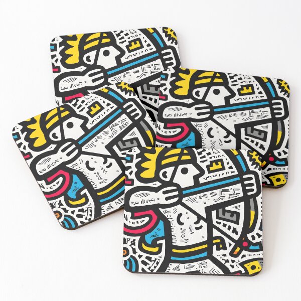 Item preview, doodle keith haring style of a archer designed and sold by wonderisland.