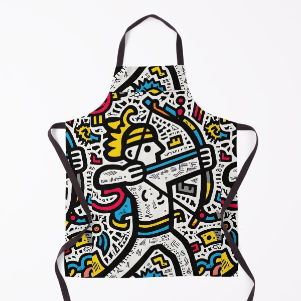 Item preview, doodle keith haring style of a archer designed and sold by wonderisland.