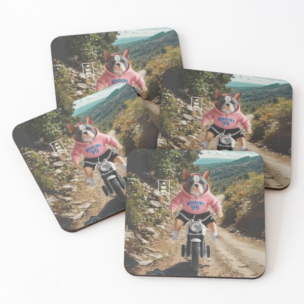 Item preview, [ME] French Bulldog Moto Rider (Wilderness Adventurei) designed and sold by S9View.