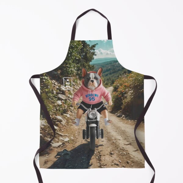 Item preview, [ME] French Bulldog Moto Rider (Wilderness Adventurei) designed and sold by S9View.