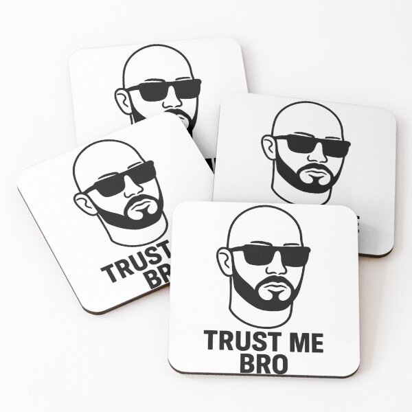 Item preview, Trust Me Bro – Bold Minimalist Tate Head Design designed and sold by Too-ironic.